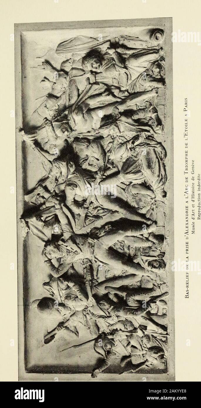 John EÌtienne ChaponnieÌre : sculpteur, 1801-1835 . "T-il rÃ©pondu, il y a onu temps pour tout. III Â" Cette annÃ©e, le gÃ©nie de la statuaire sest manifestÃ© dune maniÃ¨reÃ©clatante. Â" Ainsi sexprime UArtiste de 1833. A Cà'tÃ© de Barye, Moine, PrÃ©ault,Etex, dans lesquels Petrus Borel voit les premiers maÃ®tres dune statuairemoderne, espressiva et vivante, ChaponniÃ¨re obtient une menzionare honorablepour sa Jeune Grecque, les bustes du Duc de Nemours et de Dureau de La-malle, et ses figurine en pied (ritratti de Pradier, de Juliette Drouet, deTiolier.) La premiÃ¨re est fort remarquÃ©e : Annet Foto Stock