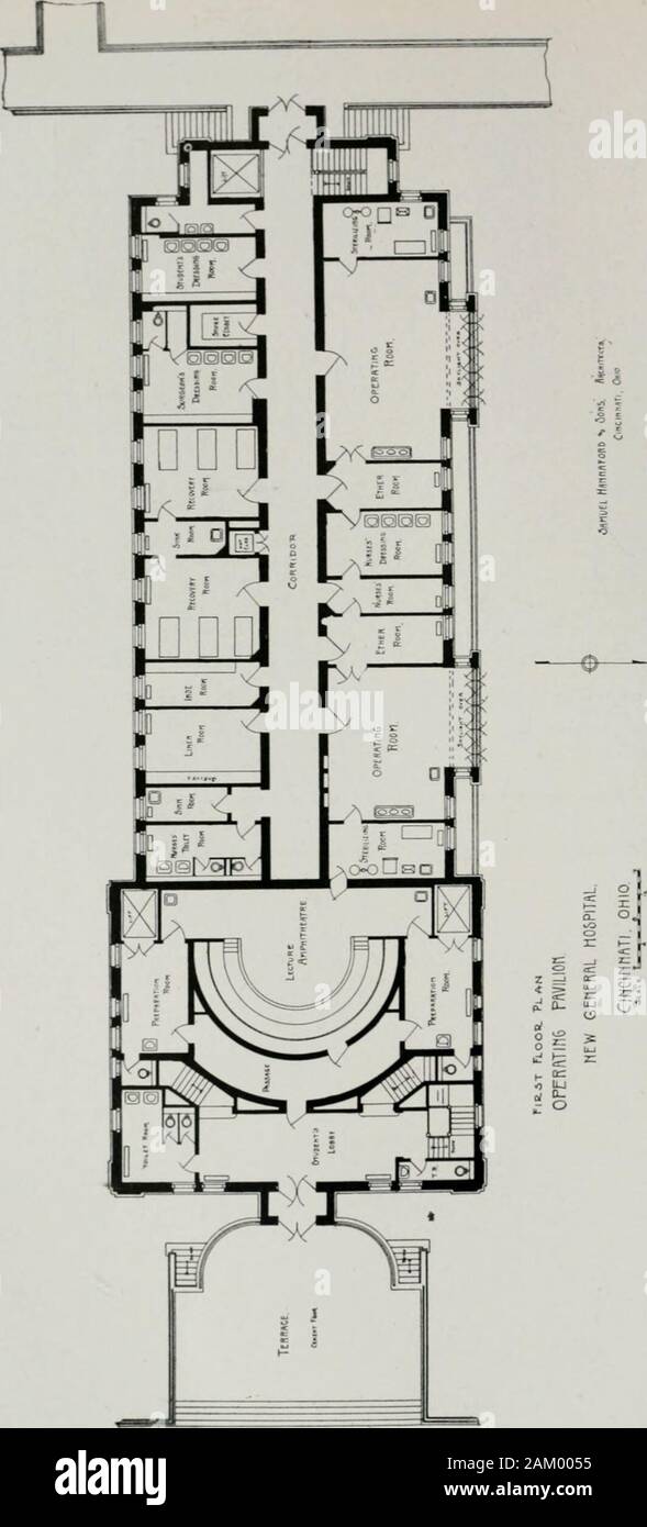 L'ospedale americano del ventesimo secolo; un trattato per lo sviluppo di istituzioni mediche, sia in Europa che in America, dall'inizio del secolo attuale . FIG. 85. ST. LUKES HOSPITAL, JACKSONVILLE. Amministrazione e costruzione di funzionamento. 70 L'American Hospital. Del ventesimo secolo 71 Foto Stock