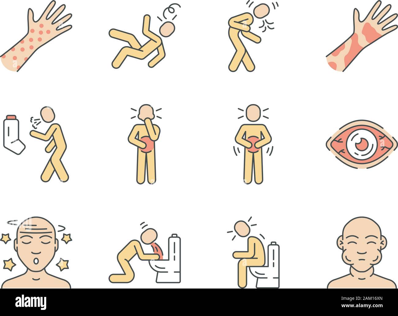 Dermatite contatto Immagini senza sfondo e Foto Stock ritagliate - Alamy