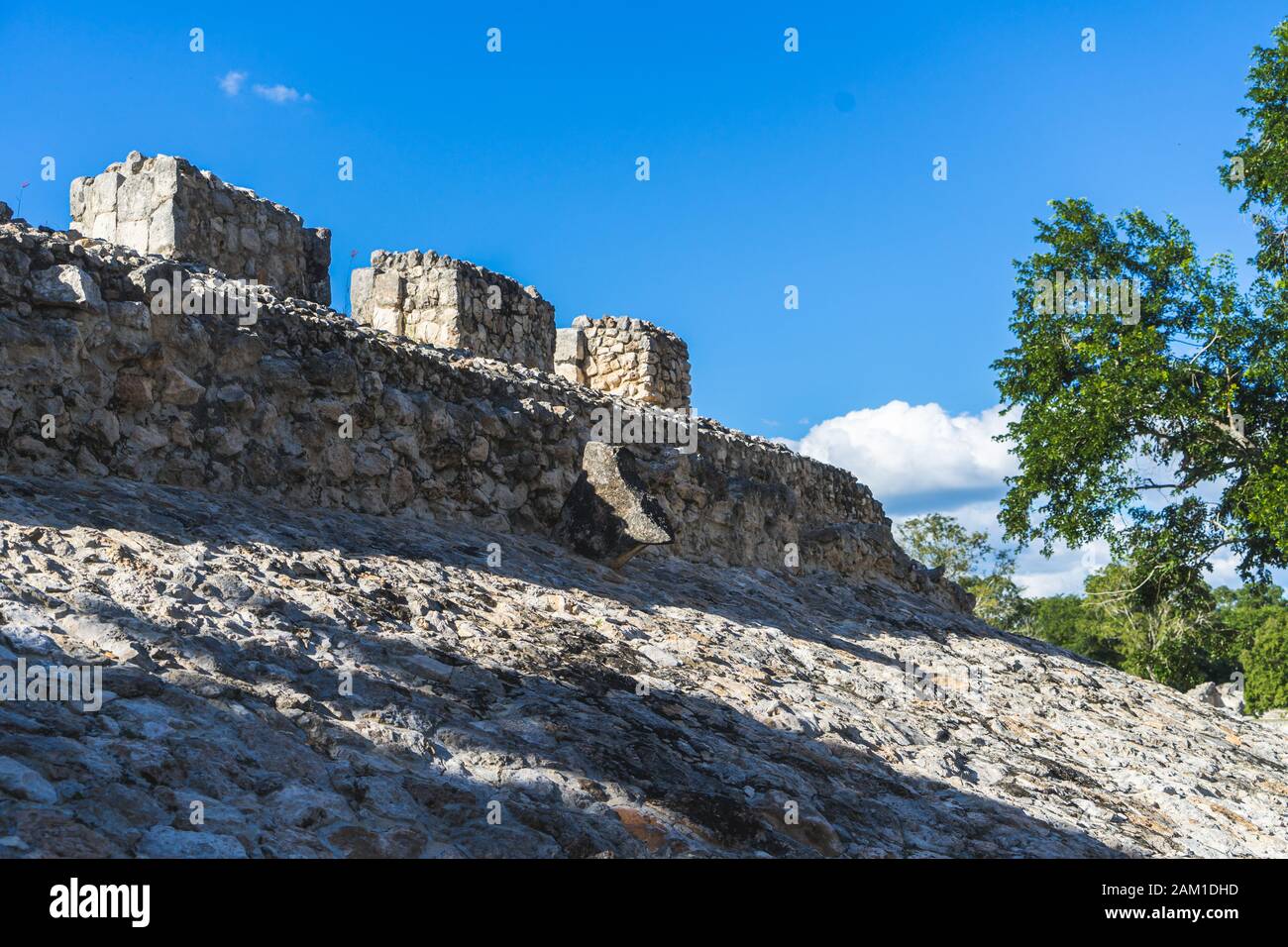 Rovine maya 'Edzna' in Campeche, Messico Foto Stock