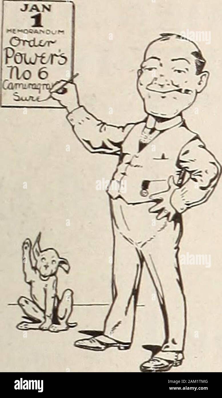Moving Picture News (1911) . RE XEWS 23 inizia l'anno RIGHTTHERE TWDLVE SONO MESI DI SUCCESSO IKTHE ANNO NUOVO PER L'UOMO CHE FORMSA PARTNERSHIP CON POWERSCAMERAGRAPH n. 6 Il profitto bv l'esperienza di migliaia di utenti ofPOWERS CAMERAGRAPH NO. 6. Il machinethat è costruito come una roccia, la macchina che corre come aclock, con la libertà dal rumore e l'assenza di sfarfallio. È la macchina i saggi sono quelle di acquisto. Thatswhy le sue vendite superano le vendite complessive di tutti i othermachines sul mercato. Questo sarebbe così se werenot la macchina migliore nel mondo di oggi? Poteri n. 6 hanno trovato una casa in ev Foto Stock