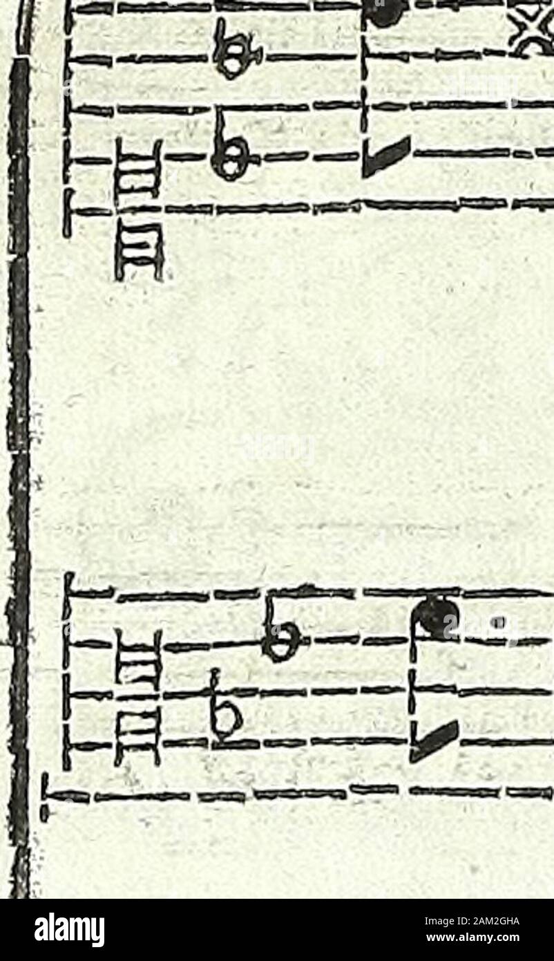 Arte pratica di contrappunto dimostrata con esempj di varj autori e con osservazioni . y ^ ir- ^-*l- v*-" ^  k-i * f  V^JUan fare cor pus tuo ri e tur fac ut t"r:fc h- hfi±=§b±rtfz=É p". 1 j .j ) . - 6 - H 1 1 1- -ij-ai -- 6 6 4 U -+** "nit %$ " 4 *---L-H--H-H- !-- ! P6T5=-h^-V-V. V-V--^-f- H- V- . :  --|* .a. - "? Kr r I ^ fc. Mi 1 IO " I &lt;--.- -" ^-fe-O-i H-4r-#-hTB - 38-ip-P-H ? - K-i h--k--J*-V a ni ìris fare ne - |         .*   tur ^ffi^S^^feìss 6 6 7 6£3 Fsf"- *7 Foto Stock
