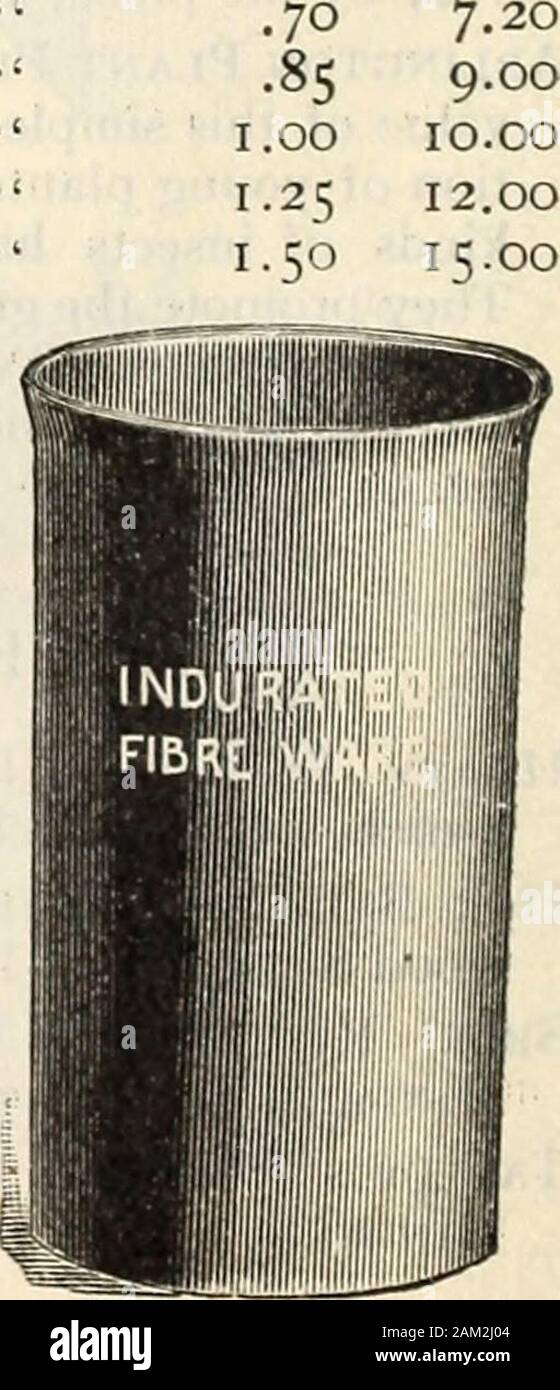 Farquhar del catalogo : la primavera 1904 . Le piattaforme sono fibra Indurated Ware. Non immergere o ruggine. Al di fuori di Diam. circa 12 pollici 1416182022 avrà pot.10 pollici 12 14161820 3 ruote. 3 4 k&lt;4 4 5 ciascuna. Per Doz.$0.60 $6.00 NoOI2 3 4 00 11 22 33 44 000 fioristi vasi. Per la visualizzazione di CUTFLOWERS.Diam. Profondità. Ciascuna. Doz.13 a. $0.45 $4.8010 .40 4.20 9 6 4V222 s.5^4 i 4 • 3 ••9 5V24V- 4 -j 11 9 •35•30 •25,80 18 1512 929 •45•45.40 •35 3.603.002.409.004.804.804.203.60 1.60 18.00. R. & J. FARQUHAR & CO.S SEMENTI catalogo. 143 Impianto di cedro vaschette.(Fig. 30A.)per le felci, palme e altre piante di grandi dimensioni. Realizzato Foto Stock