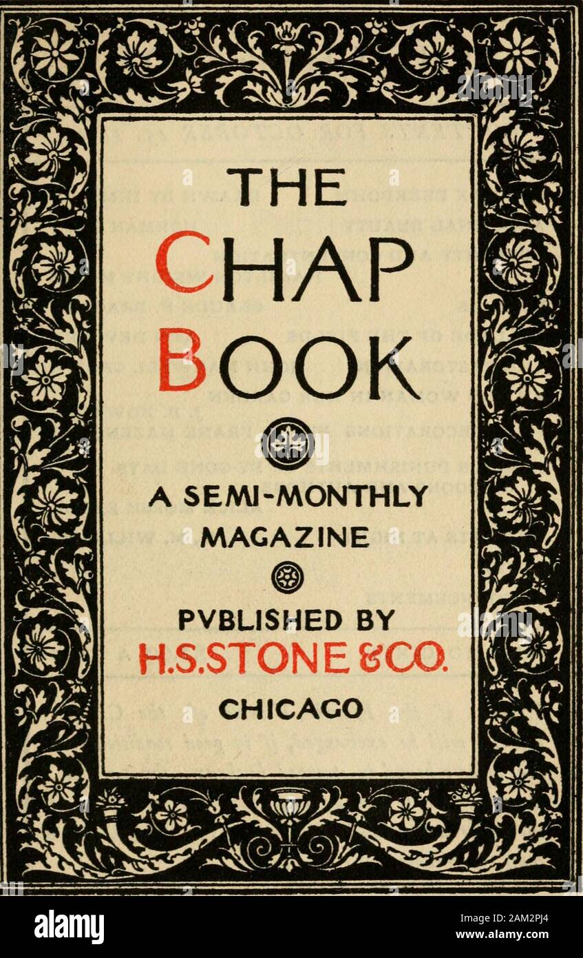 Il CHAP-libro; semi-mensile . Prezzo a dieci centesimi il CHAP-Prenota contenuti per ottobre 75, i8g6. Il sig. MAX BEERBOHM disegnati da lui stesso autunnale di bellezza NORMAN GALE curiosità e concentrazione HAMILTON WRIGHT MABIE VENEZIA CLAUDE F. BRAGDON BALLADE DEI CAMPI ANN DEVOORE IL RESTAURO JOHN MAXWELL CROWE una vecchia donna nel suo giardino J. B. EDWARDSDECORATIONS DA FRANK HAZENPLUG curioso punizioni di DA-andato DAYSOF LIBRI E AUTORI ALICE MORSE EARLE I Gatti di notte H. M. WILLIAMS annunci note prezzo dieci centesimi $2.00 un anno ^copie del quarto volume del CHAP-libro sarà scambiata, se in buona Foto Stock