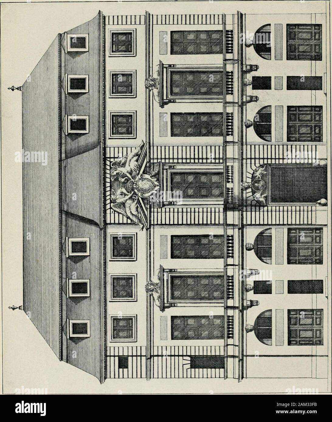 Una storia di architettura francese dalla morte di Mazarin fino alla morte di Luigi XV, 1661-1774 . ft; 2 y. o H w wa ?A [I. PP. I!2, 113 pl. XXVIII. X z o I. A FACCIA I. 11 3] LE PAUTRE 113 la sua formazione aveva smesso di breve di che cosa ci si aspettava un primo-classarchitect al momento. Ma lui è stato più ingegnose planner e histreatment del sito dell'Hotel de Beauvais è uno dei ablestpieces di pianificazione in tutta la gamma della nazionale francese di archi tettura nel XVII secolo e in un passaggio di notevole(di cui ho già parlato)^ Sauval include nel suo elencodelle case che ri Foto Stock