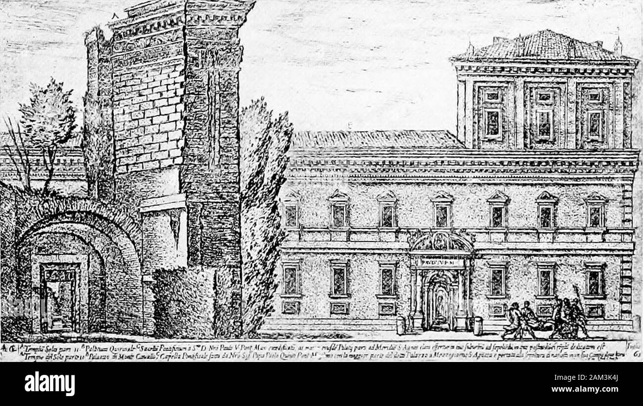 Peregrinazioni nella campagna romana . wn sconfitta. Ora mi deve introdurre per il mio lettore il terzo memberof la fratellanza siriana, M. Antonius Gaionas, whosename è stata resa popolare di nuovo a Roma da thediscoveries realizzato sul Gianicolo il sabato, Febru-ary 6th, del presente anno. L'inizio di questo luminoso incidente nella storia ofurban scavi risale all'estate del 1906,quando il Sig. George Wurts, l'attuale proprietario della VillaCrescenzi-Ottoboni-Sciarra, era la posa del foundationsof un nuovo giardinieri casa vicino alla parte inferiore porta apertura della terra di Adriano 171 sul Viale Glorioso. Tra i Foto Stock