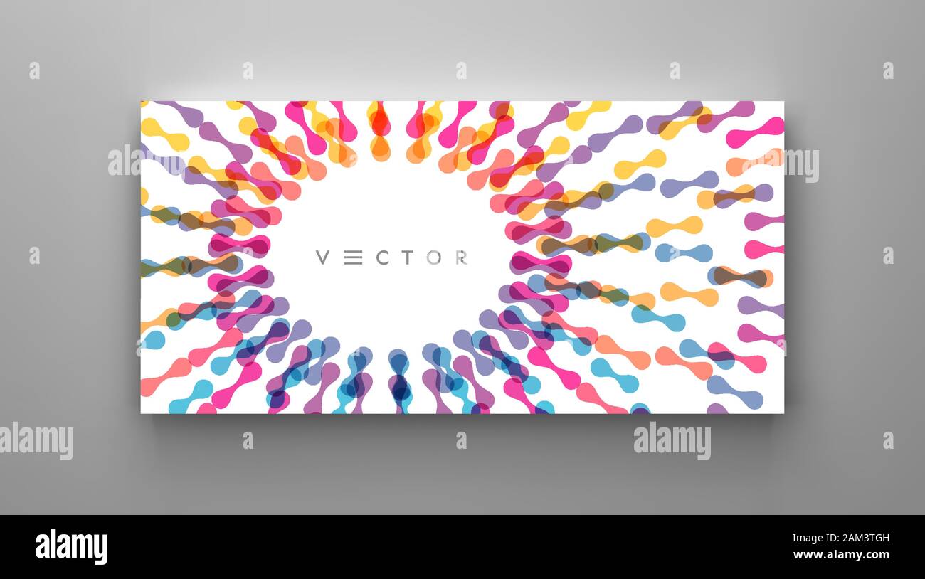 Cover Design modello. Abstract sfondo con effetto dinamico. Vettore di movimento illustrazione per la business card, banner o presentazione. Illustrazione Vettoriale