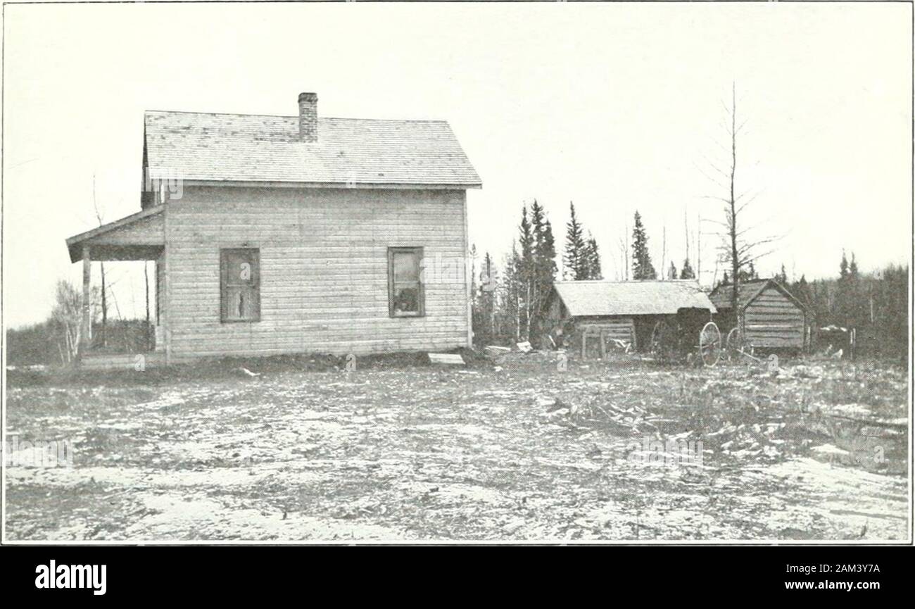 I documenti di seduta del Dominion del Canada 1914 . .- I.)l4^vi--lj. Stazione di Ranger a Kanisack, Sask. (Duck Mountain Forest Riserve) Foto T. VV. Dwight. Foto Stock