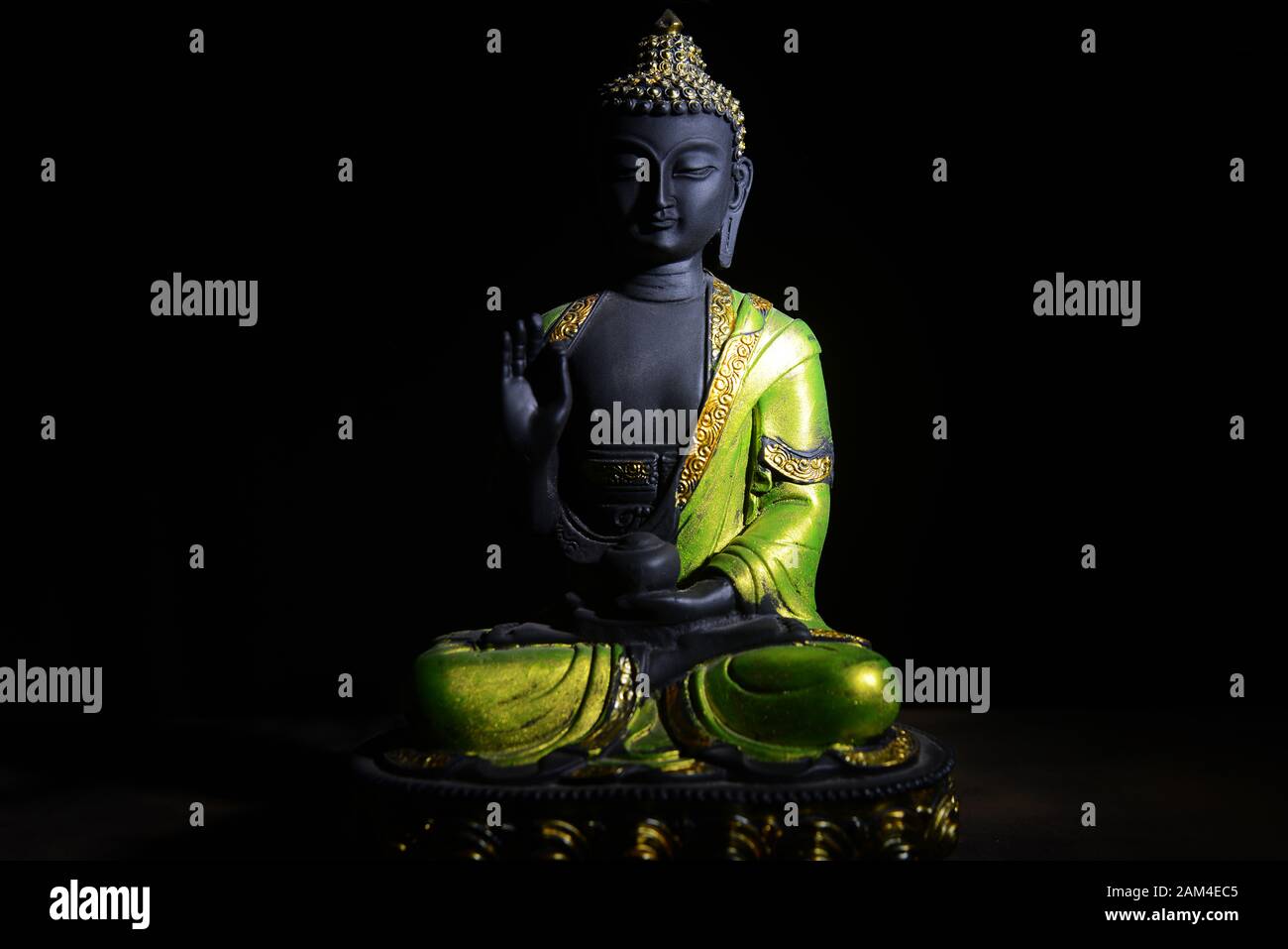 Bhagwan o Lord Goutam Buddha, fondatore della religione di Buddha Foto Stock