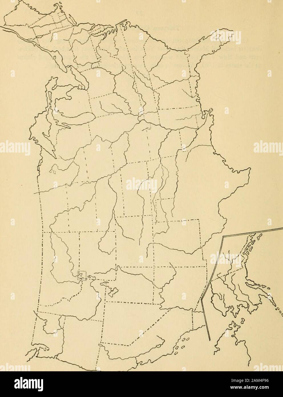 Syllabus argomenti di storia americana per il settimo e ottavo gradi . 39 tredici Stati originali. Sul fronte mappa delineare i tredici Stati originali, notando che Massa-chusetts incluso Maine; che New York incluso Vermont; che entrambi Massachu-cubetti e New York rivendicato western New York. Visualizza la terra occidentale claimsof i membri nel 1783. Individuare in ogni Stato la sua città principale in quel momento. Note.. 41 Louisiana Purchase e nuovi membri. 1. Sul lato opposto al profilo della mappa: (a) stati originali, (b) la NorthwestTerritory, (c) gli stati ammessi tra il 1789 e il 1803. Scrivere il nome orabbrev Foto Stock