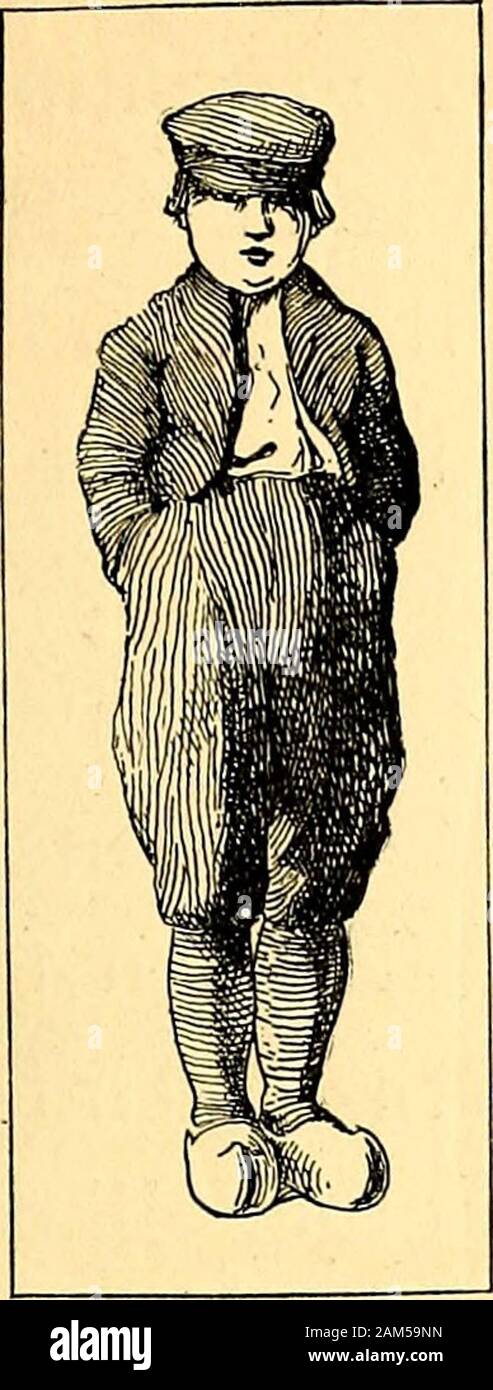 America la storia di America per i bambini . Vecchia casa in Salem, Mass.costruito nel tempo di Betty Alden e Ruth. loro il molto prossimo sabato. A volte Ruthgrew stanco, e si sentiva come ridere ancora insermon-tempo. Ma quando ha guardato in giù a herbeautiful sfere d'oro, la risata sarebbe andare lontano. IX. HANS e Katrina Foto Stock