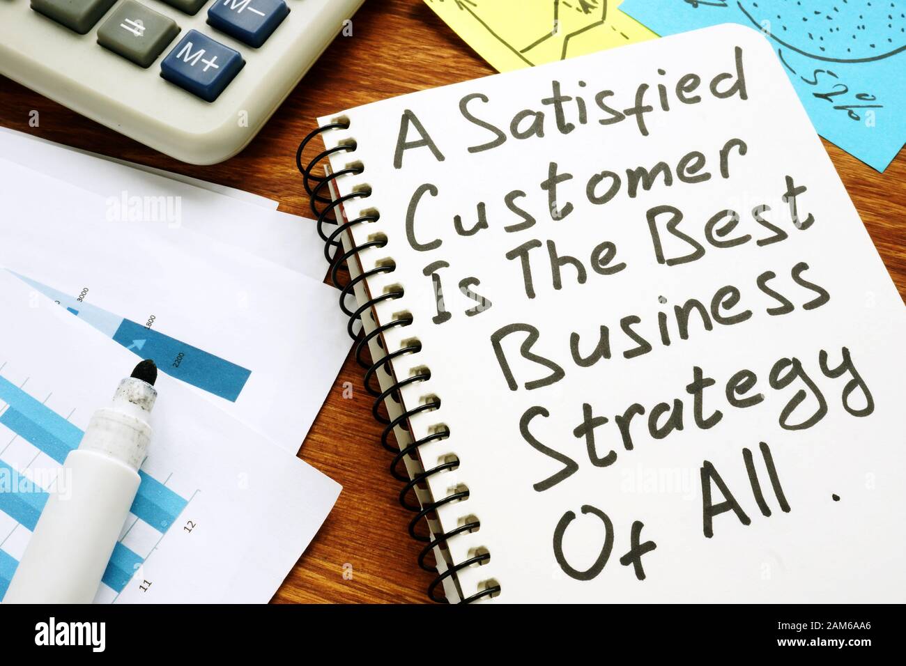 Un cliente soddisfatto è la migliore strategia di business di tutti Foto Stock Un cliente soddisfatto è la migliore strategia di business di tutti Foto Stock