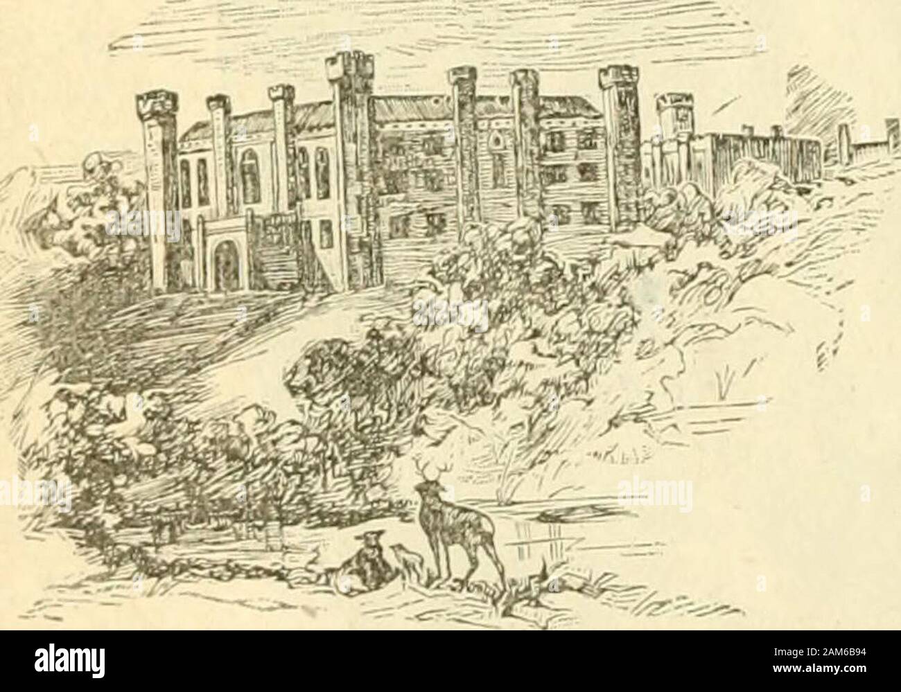 Alcuni vecchi punti di riferimento storici della Virginia e Maryland, descritta in una mano-libro per il turista su Washington, Alessandria e Mount Vernon elettrica ferroviaria . e fiume Occoquan e il prompt perseguimento degli assassini da themounted rangers della contea di Stafford per la loro città di Assaomeck venti miglia upthe Potomac, dove sono state superate e massacrati alle porte della loro wigwams,tutte le altre tribù su entrambi i lati del fiume, su e giù si rifugiò con la Fiscata-modi, un potente tribù dimora sulle alture ora occupata dai merli di FortWashington ; e qui nella alli Foto Stock