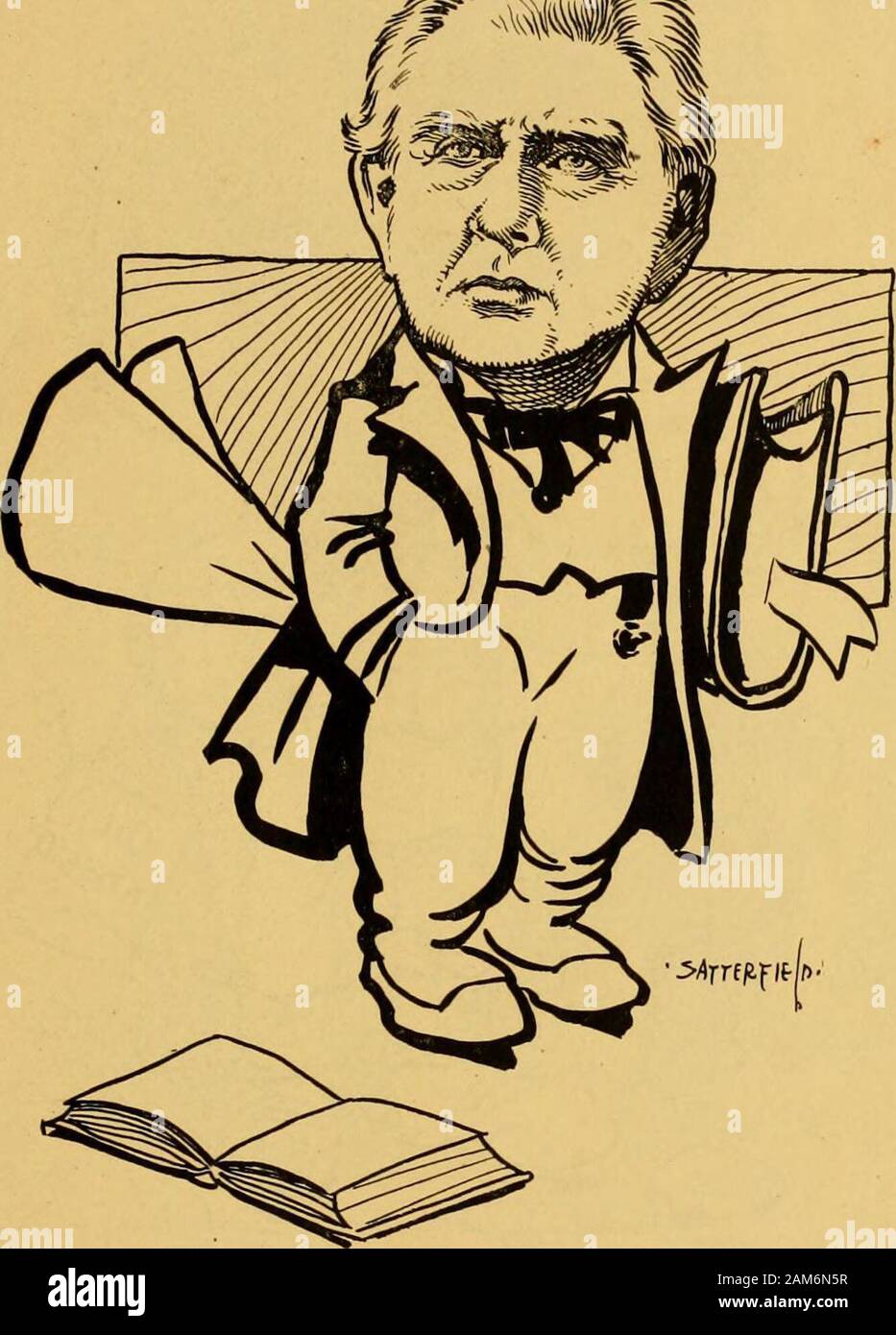 Clevelanders "Come possiamo vedere 'em;" una galleria di schizzi di penne in bianco e nero . L. A. Russell Attorney at Law84 7^. James Wade Attorney at Law 35 Foto Stock