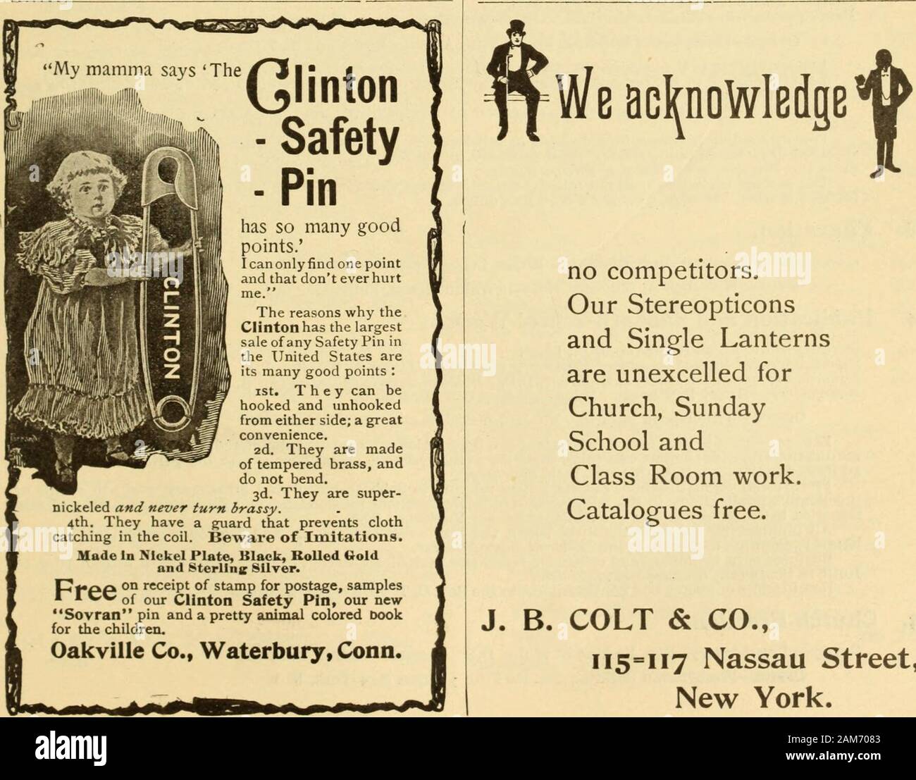 Chiesa in patria e all estero, la (luglio-dicembre1898) . Le partizioni di rotolamento ^^^^^^^^^^?^ per dividere la Chiesa e gli edifici scolastici. Insonorizzate e a tenuta d'aria. Fatto alsowith Blackboard superficie. Essi sono un meraviglioso con-venience, facilmente manovrabile, molto resistente e di non ottenere di ordine. Anche fatto rotolare verticalmente. Oltre 2000 Churchesand molte scuole pubbliche sono il loro utilizzo. Veneziane in tutti i boschi.. senza concorrenti.Il nostro unico Stereopticonsand Lanternsare unexcelled forChurch, SundaySchool andClass Camera work.cataloghi gratuiti. B. COLT & CO., 115=117 Nassau Street,New York. Officer e Ageijcieg di e Foto Stock