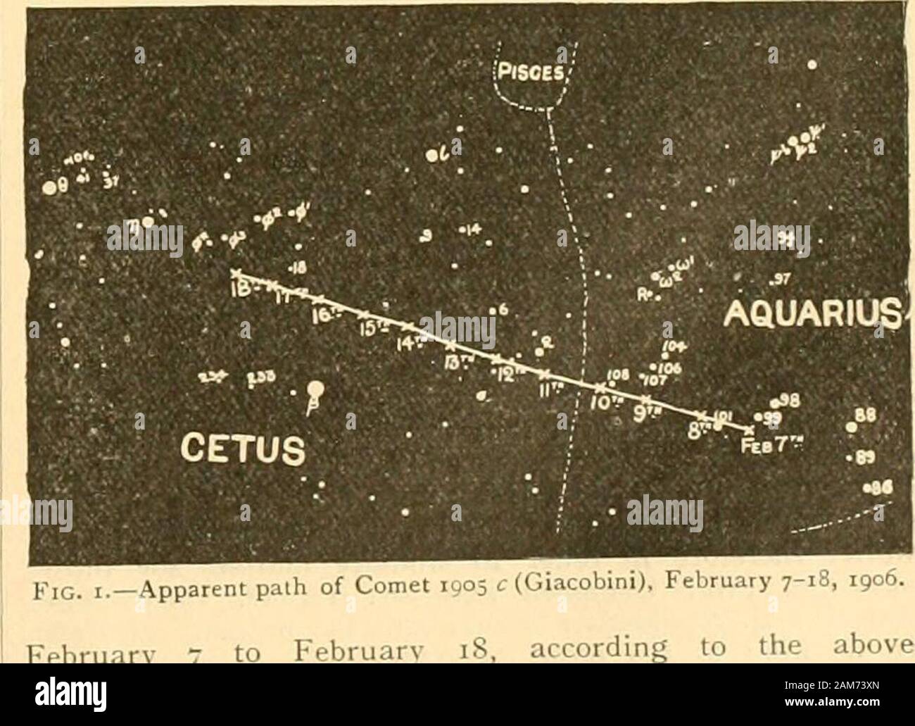 Natura . ogical epoche. Il magneticsurvey dell'Oceano Pacifico settentrionale, intrapresa da theU.S. Dipartimento di ricerca in magnetismo terrestre,e condotta dal sig. J. E. Pratts partito in Galilea,è descritto dal Dr. L. A. Bauer. Questi reportsshould annuale di essere una fonte di gratificazione per il sig. Carnegie, andit è di essere desiderato che gli uomini ricchi in questo paese couldbe ha portato a seguire un esempio eccellente nella direzione ofencouraging ricerca scientifica e fornendo per la publi-catione di risultati. Il nostro COLUMN.Comet astronomico 1905c (Giacobini).-La seguente è una continu-zione delle effemeridi Foto Stock