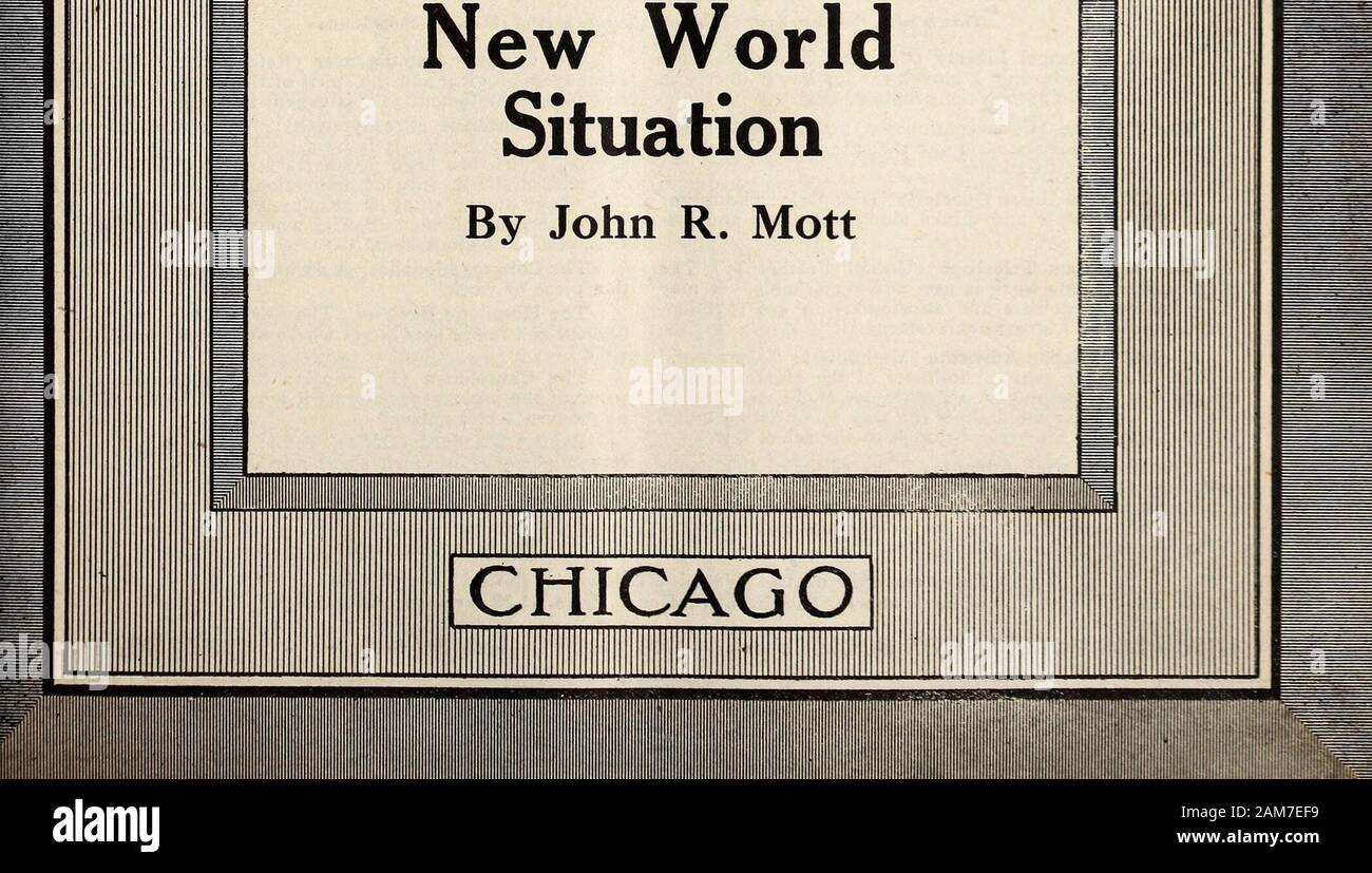 Secolo cristiano . Maggio 31, 1917 Numero 22 La Chiesa nella nuova situazione mondiale. Il secolo cristiano Maggio 31, 1917 un grande libro per la nuova giornata in questa giornata di enormi problemi nella vita nazionale e internazionale, di theremaking dell intero mondo civilizzato, non vi è necessità di un reconsiderationof i grandi messaggi dei profeti di Israele, i portavoce di Dio tonations e uomini. Dr. Willett rende questi saggi veggenti live e speakanew per il mondo moderno nel suo leader morale di Israele IIIIIIIIIIIIIIIIIH qui sono alcuni dei pregi del dottor Willetts prenota come si vede dalle ben note pubblicazioni:R Foto Stock