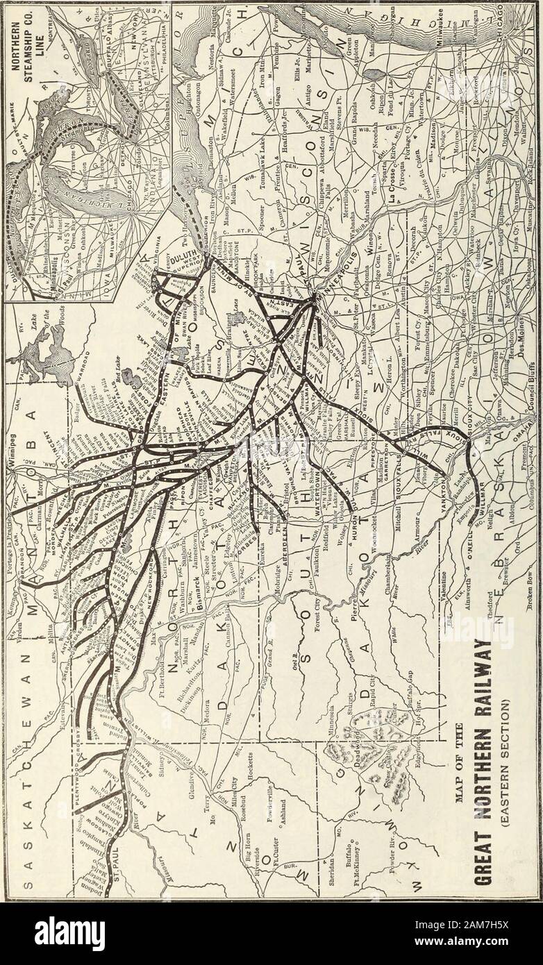 Il commerciale e finanziario della cronaca . Stazione ferroviaria 62 titoli e obbligazioni. [Vol. lxxxxii. Gennaio 1911.1 RAILWAY AZIONI E OBBLIGAZIONI. 63 Foto Stock