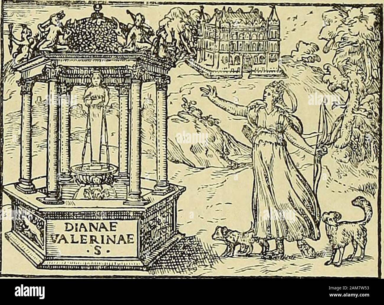 Gazette des beaux-arts . pas le livre de Gabriel Simeoni qui parle dAnet. Su nytrouve pas le Livre de la génération de lhomme de Jacques Sylvius ouDubois, traduit en français par Guillaume Chrestian (Parigi, Guil. Morel,1559), qui est divisé en trois parti, dont la première est dédiée à Henri II,la seconde à François II, et la troisième, consacrée à la natura et utilité -17/i gazette des beaux-arts. des mois des femmes et aux maladies qui en proviennent, est dédiée à laDuchesse de Valentinois *. Dans la collection de M, Didot vendue en juin 1878, il y avait (n 68)onu verbale de la réform Foto Stock