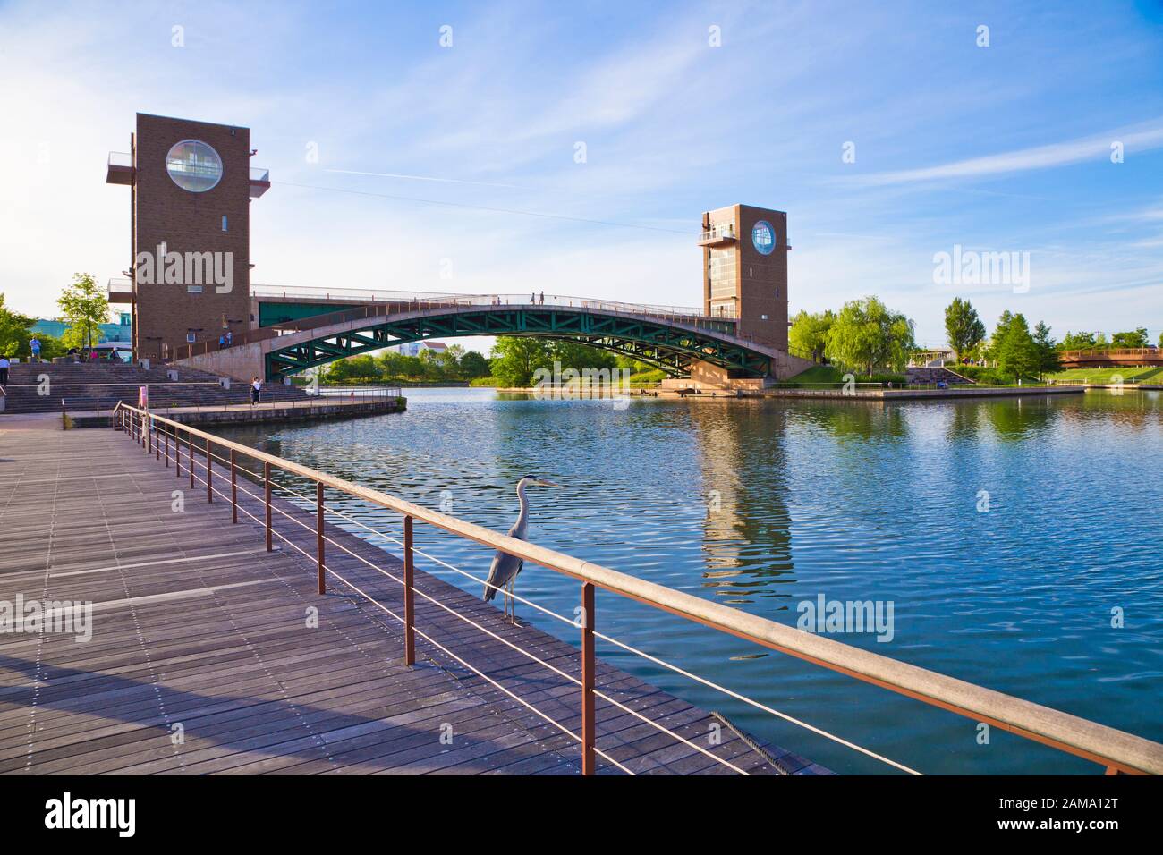 Kasui parco nella città di Toyama, Toyama, Giappone. Foto Stock