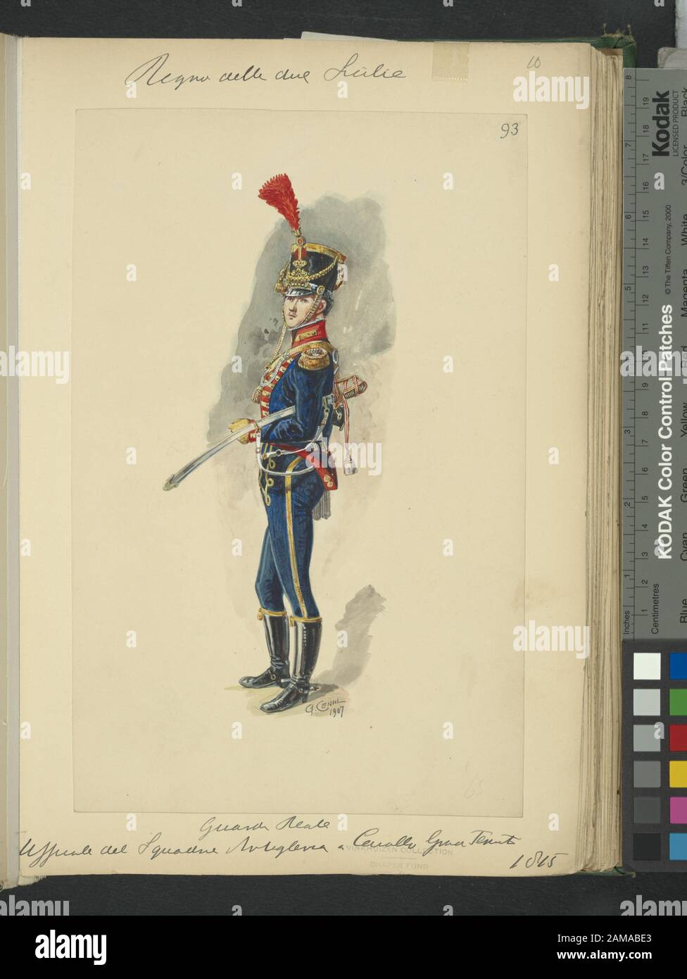 Italia Regno delle Due Sicilie, 1815 (parte 9) Italia. Regno delle Due Sicilie, 1815 [parte 9].; Italia. Regno delle Due Sicilie, 1815 [parte 9]. Foto Stock