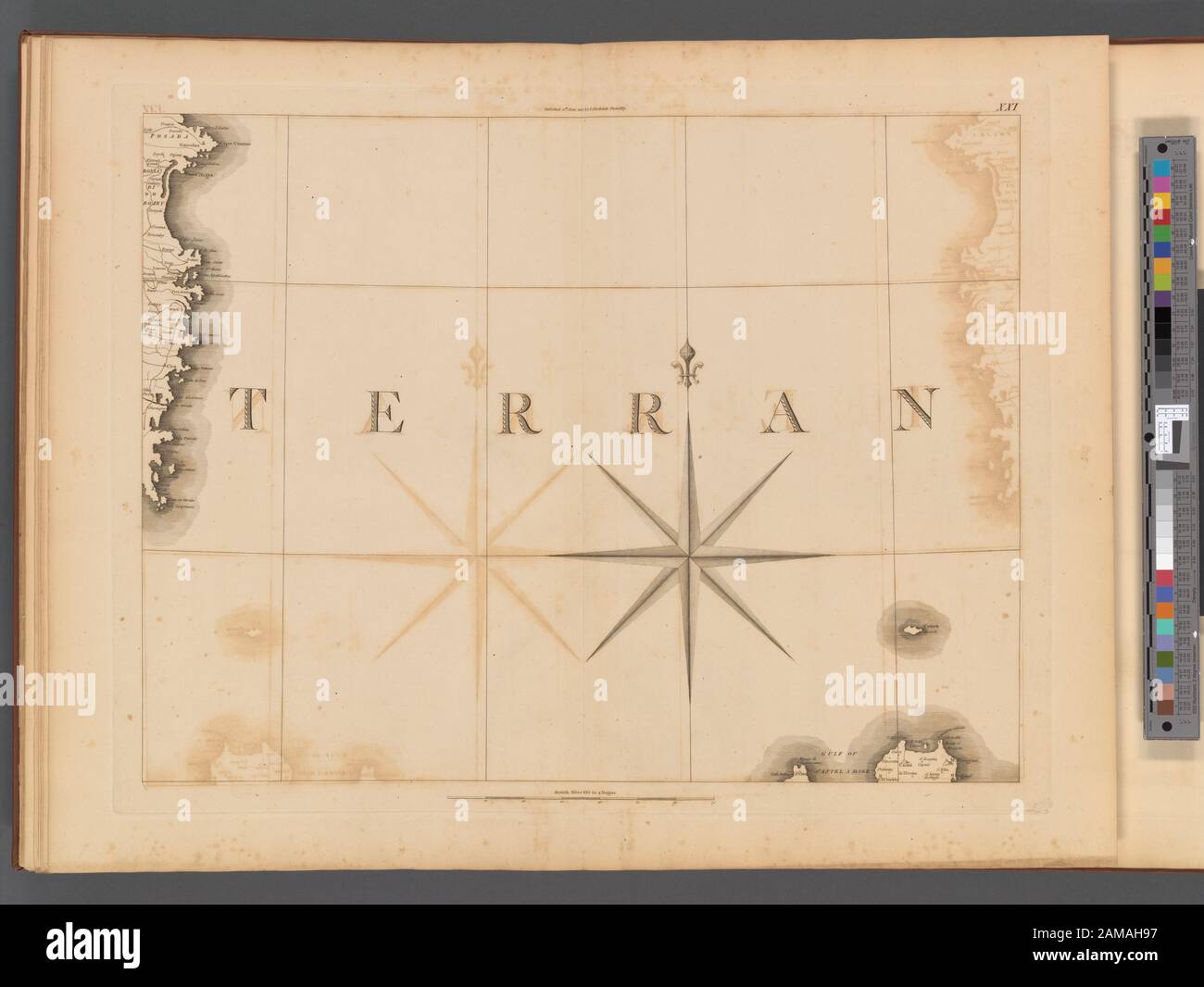 Piastra XXI- una mappa generale dell'impero tedesco, olandese, olandese, svizzero, Grigioni, Italia, Sicilia, Corsica e Sardegna Pubblicata il 4th giugno 1800 da J. Stockdale, Piccadilly.; Piastra XXI: Una mappa generale dell'impero tedesco, olandese, olandese, svizzero, Grigioni, Italia, Sicilia, Corsica e Sardegna Foto Stock