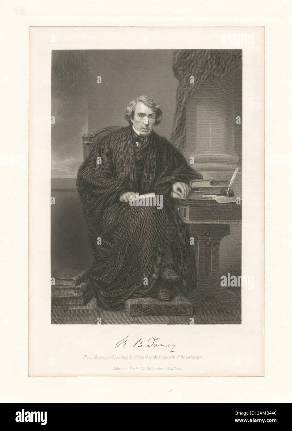 R B (Roger Brooke) Taney EM3607; R. B. [Roger Brooke] Taney. Foto Stock