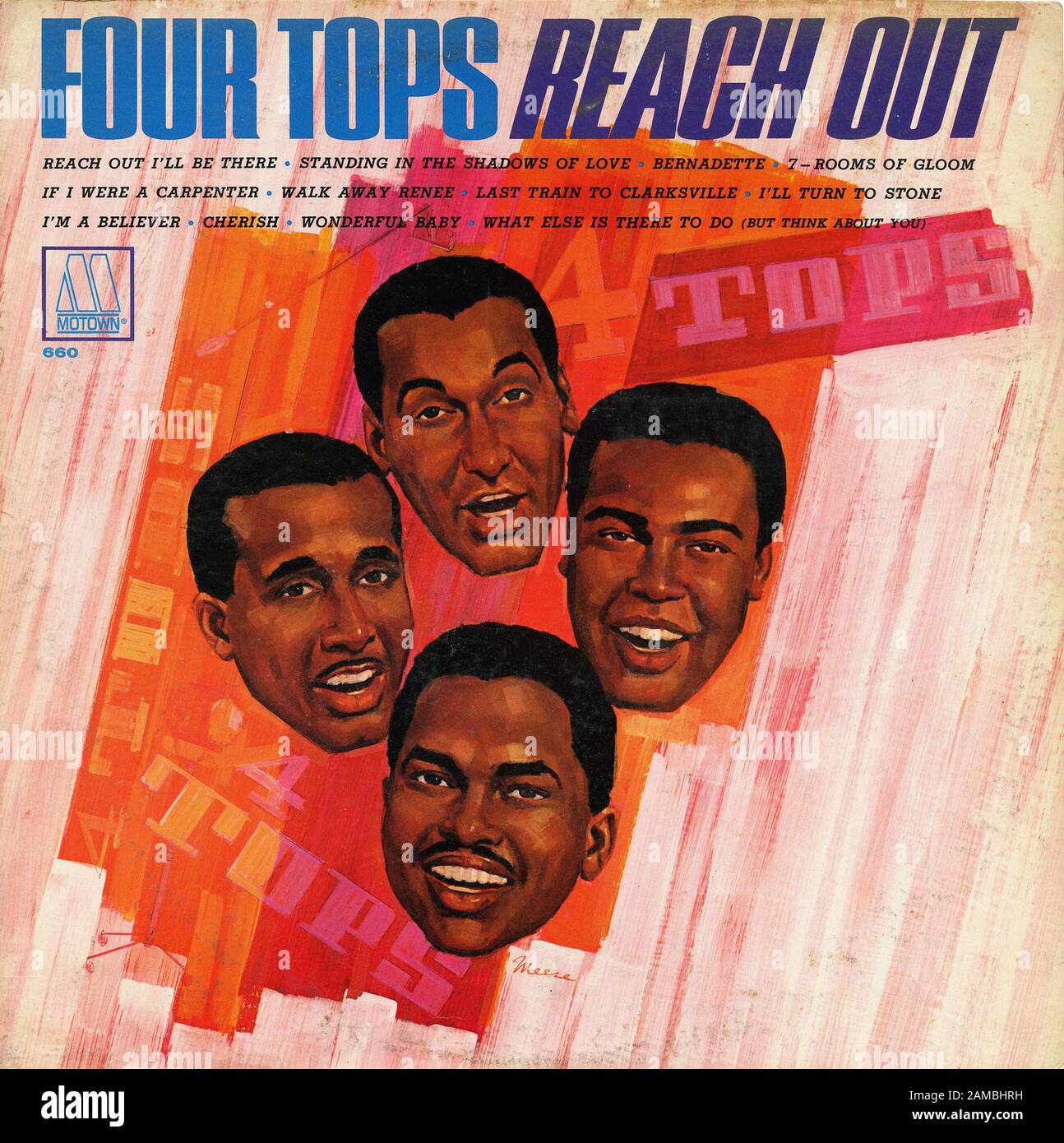 Reach Out - Classic album in vinile vintage Foto Stock