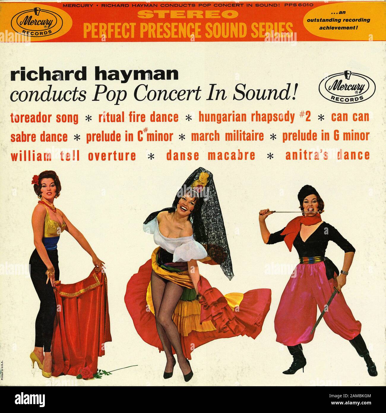 Richard Hayman ‎Conducts Concerto Pop Nel Suono! - Album in vinile vintage classico Foto Stock