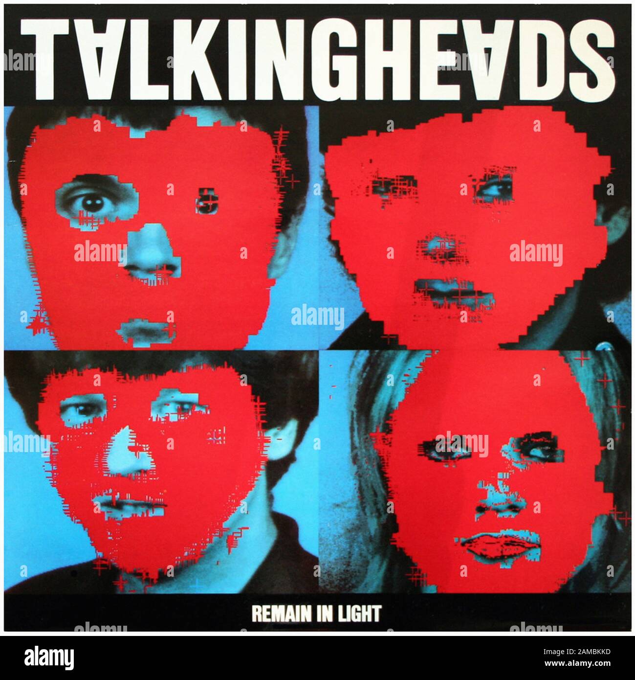 Talking Heads - Resta nella luce - Album in vinile vintage classico Foto Stock