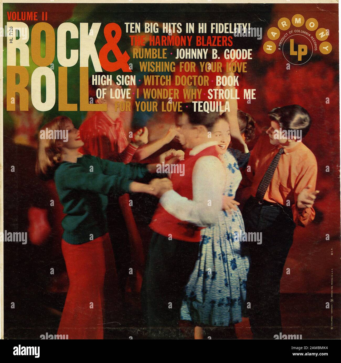 Rock & Roll  Volume II - Album in vinile vintage classico Foto Stock