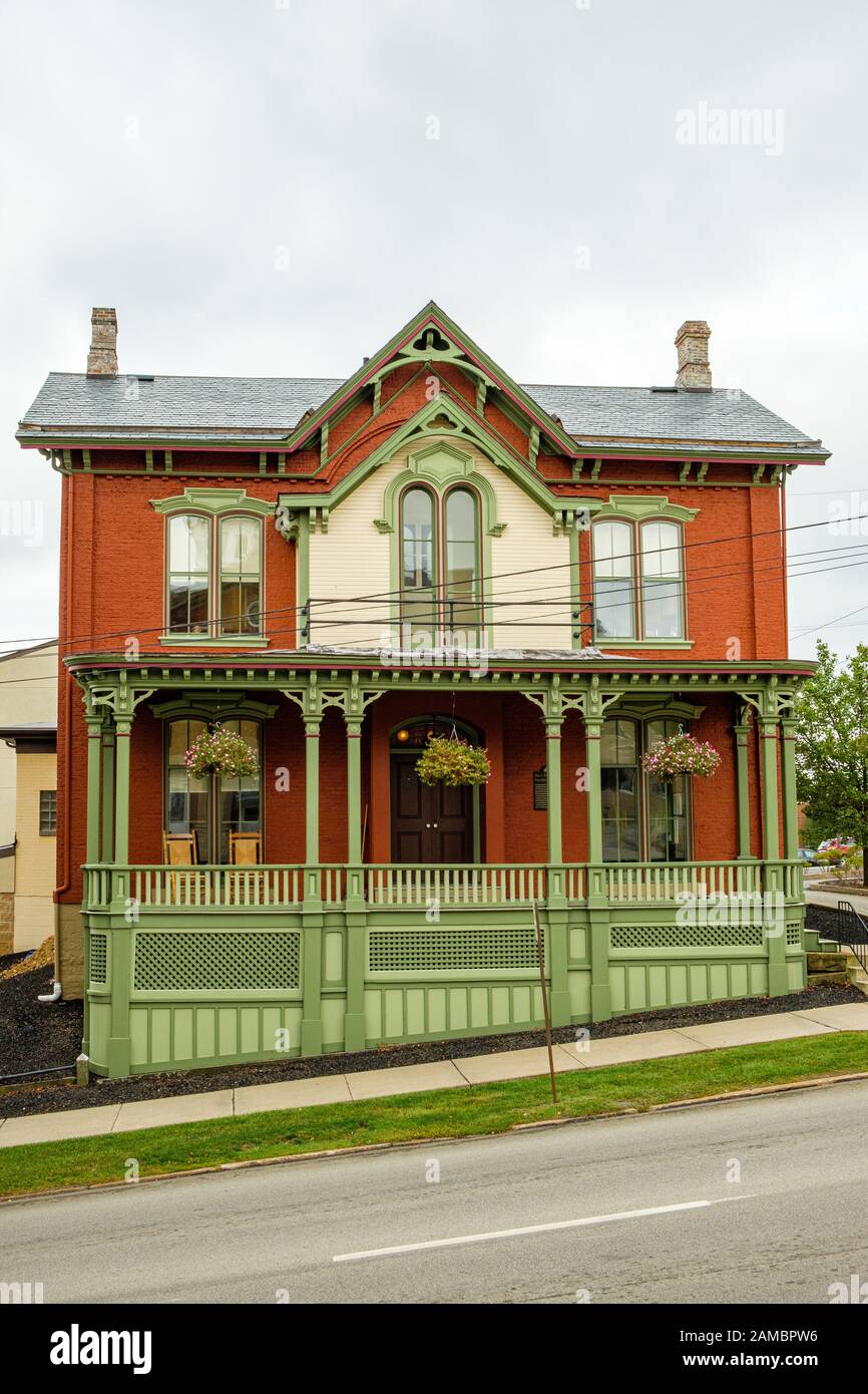 Schell House, 139 East Main Street, Somerset, Pennsylvania Foto Stock