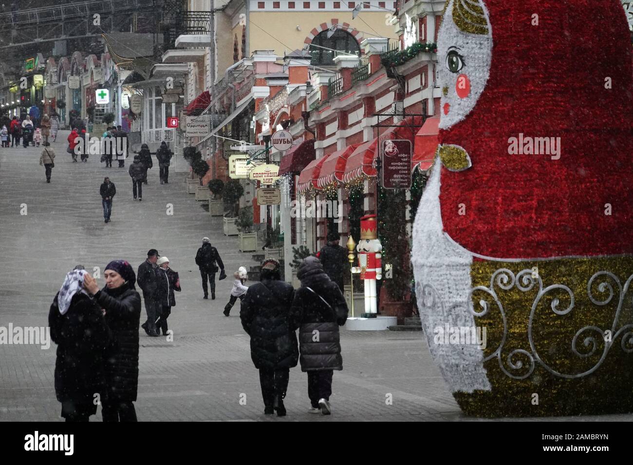 Vista sulla città di Kislovodsk Foto Stock