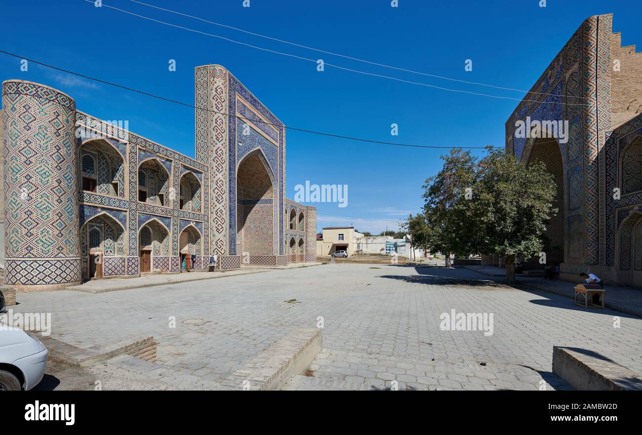 Abdullah-Khan Madrasah, Bukhara, Uzbekistan, Asia Centrale Foto Stock