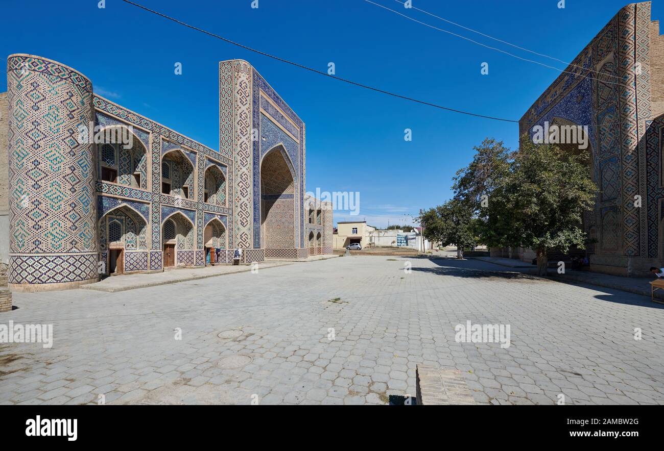 Abdullah-Khan Madrasah, Bukhara, Uzbekistan, Asia Centrale Foto Stock