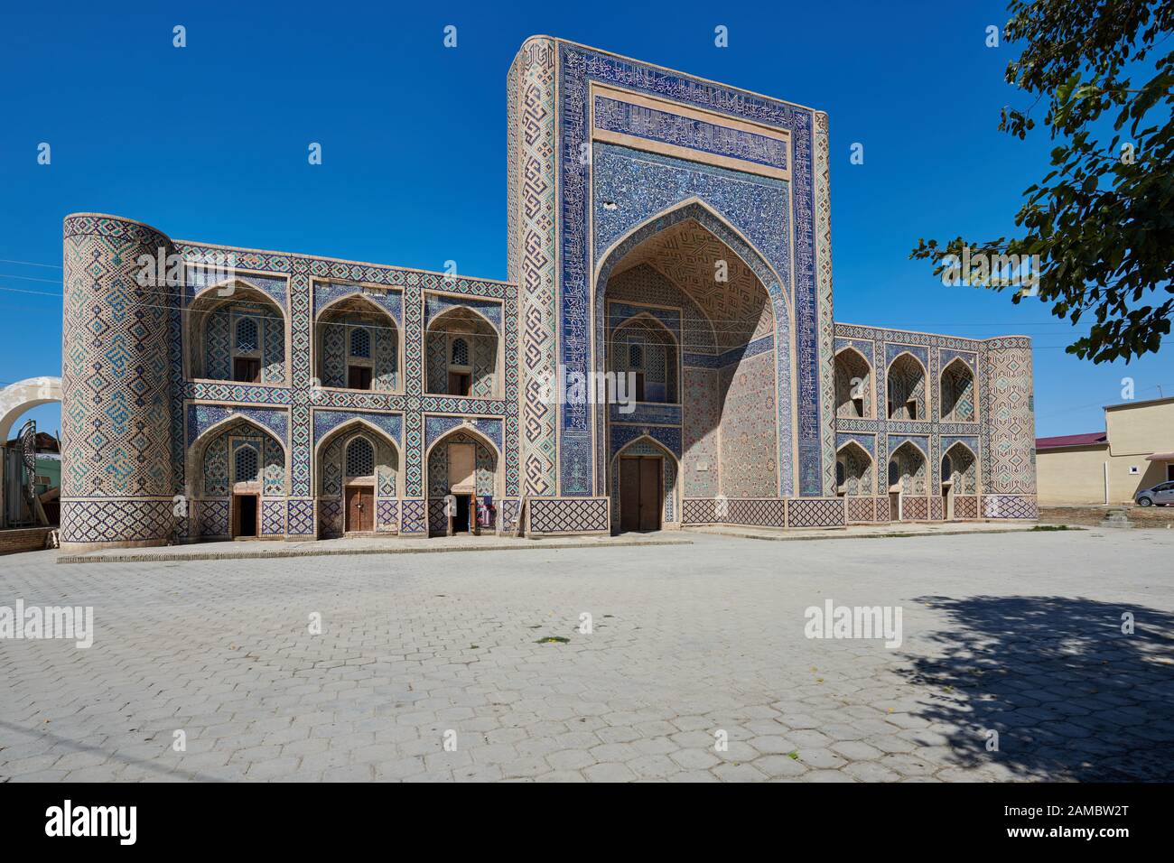 Abdullah-Khan Madrasah, Bukhara, Uzbekistan, Asia Centrale Foto Stock