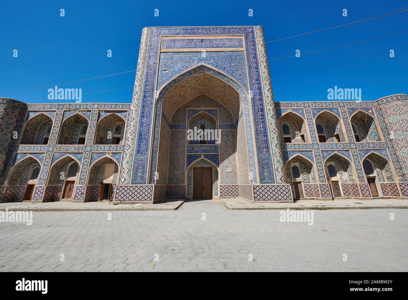 Abdullah-Khan Madrasah, Bukhara, Uzbekistan, Asia Centrale Foto Stock