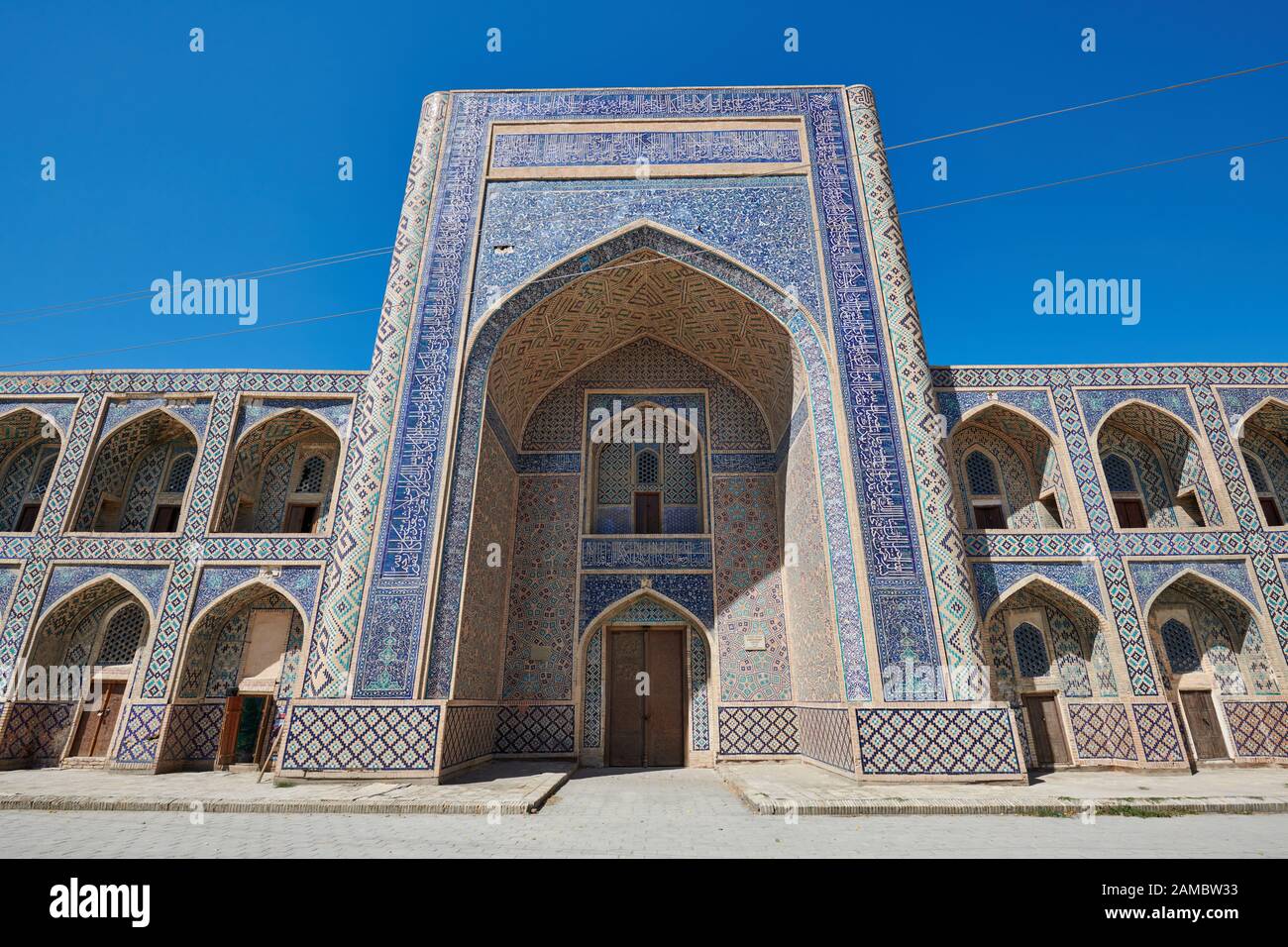 Abdullah-Khan Madrasah, Bukhara, Uzbekistan, Asia Centrale Foto Stock