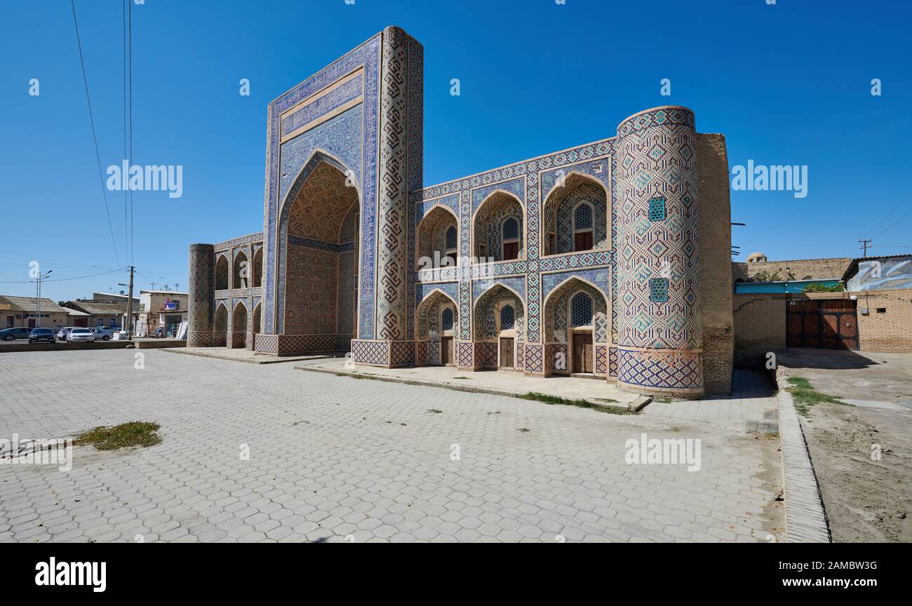 Abdullah-Khan Madrasah, Bukhara, Uzbekistan, Asia Centrale Foto Stock
