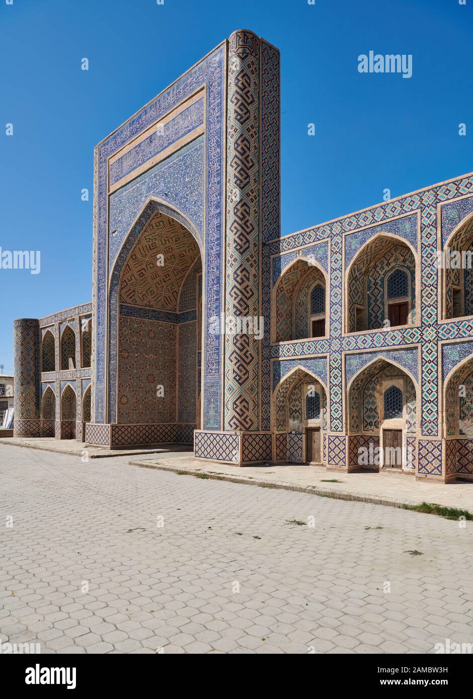 Abdullah-Khan Madrasah, Bukhara, Uzbekistan, Asia Centrale Foto Stock