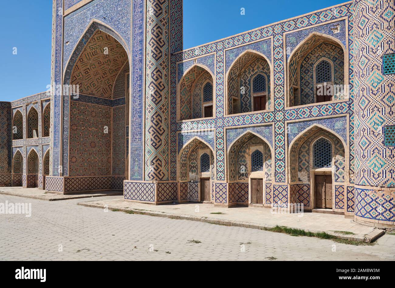Abdullah-Khan Madrasah, Bukhara, Uzbekistan, Asia Centrale Foto Stock