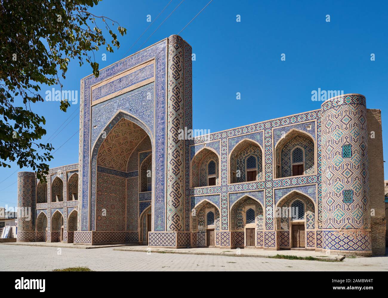 Abdullah-Khan Madrasah, Bukhara, Uzbekistan, Asia Centrale Foto Stock