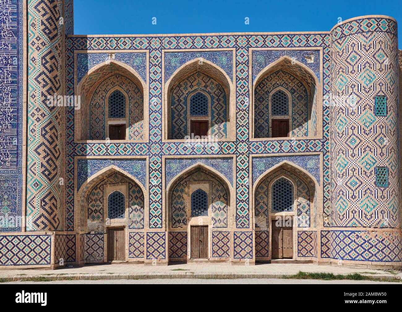 Abdullah-Khan Madrasah, Bukhara, Uzbekistan, Asia Centrale Foto Stock