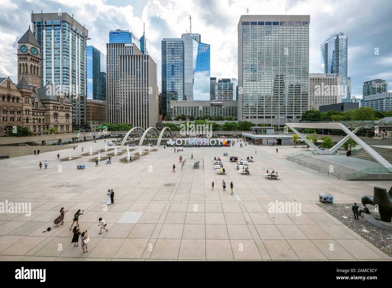 Nathan Philips Square Foto Stock