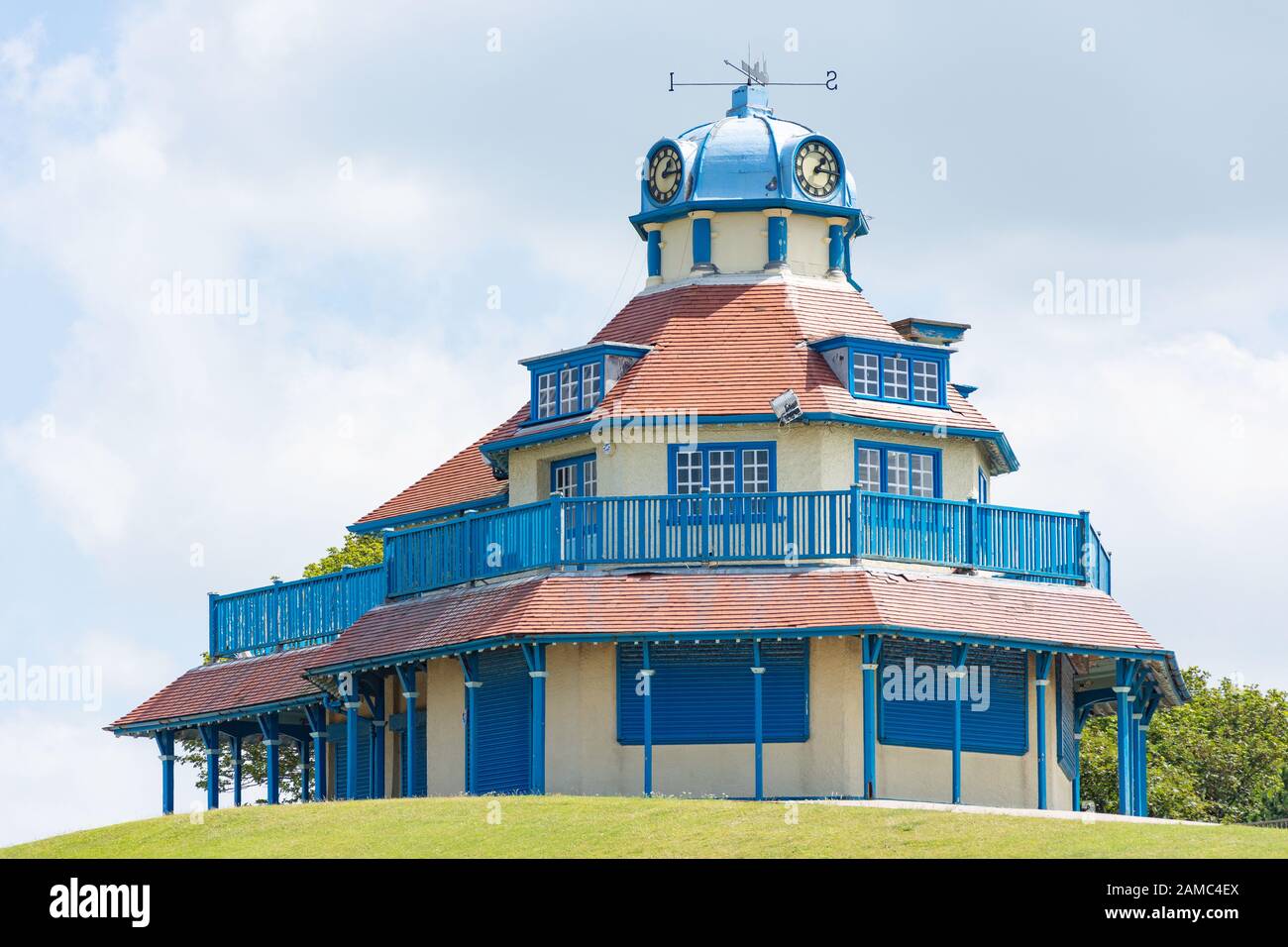 The Mount Pavilion, The Esplanade, Fleetwood, Lancashire, Inghilterra, Regno Unito Foto Stock