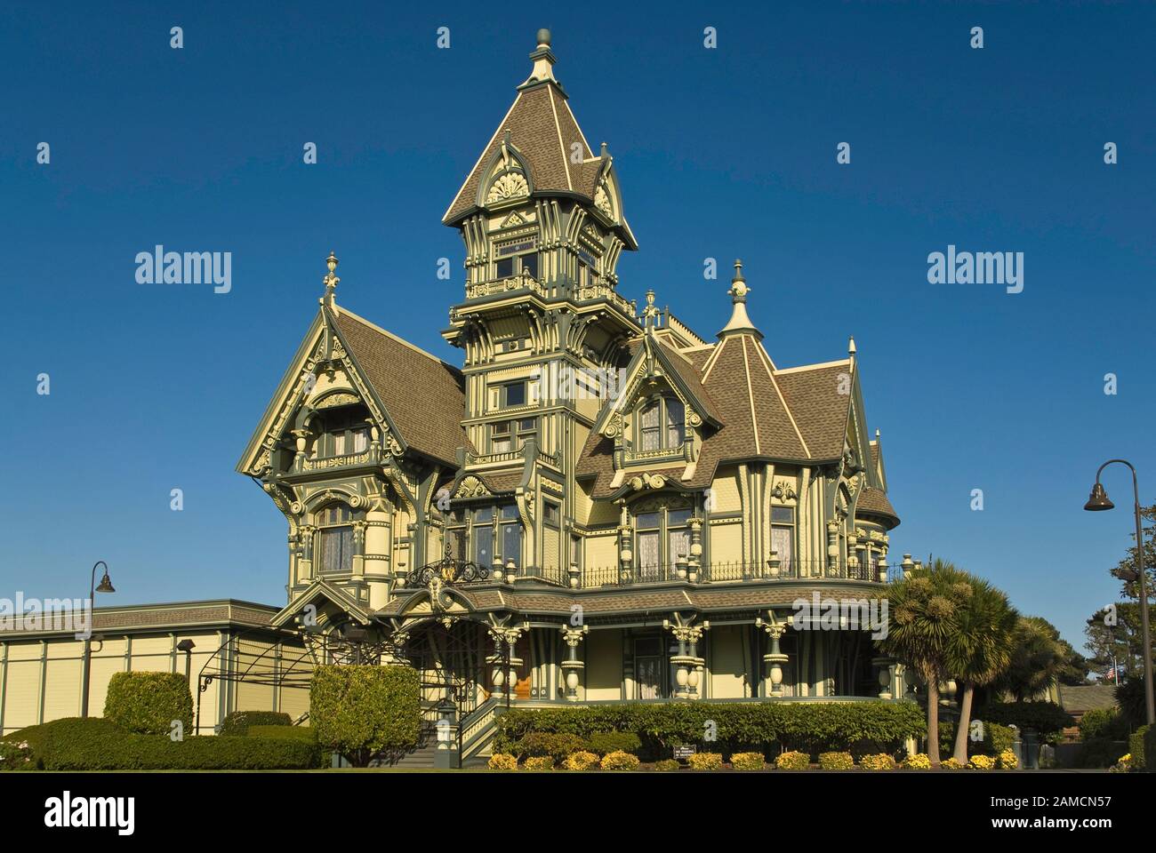 Carson Mansion di Eureka sulla costa di Redwood, CALIFORNIA, STATI UNITI D'AMERICA Foto Stock