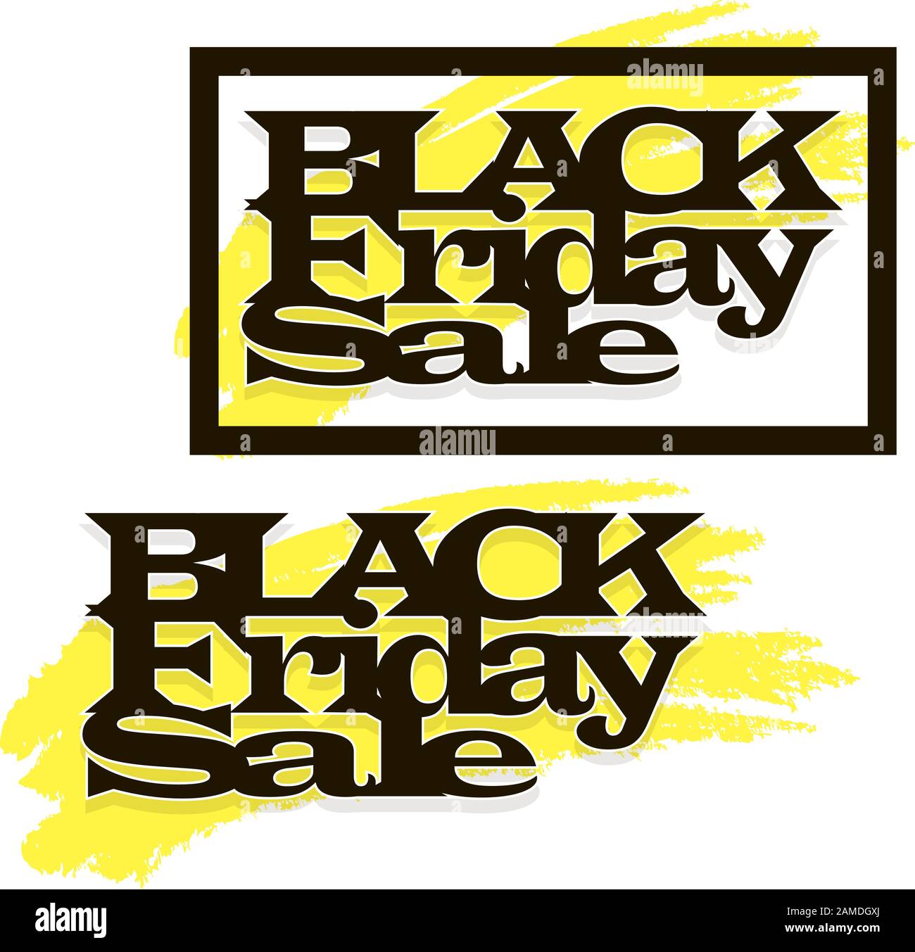 Illustrazione del Black Friday. Modello di progetto promozionale. Illustrazione del vettore isolata. Illustrazione Vettoriale