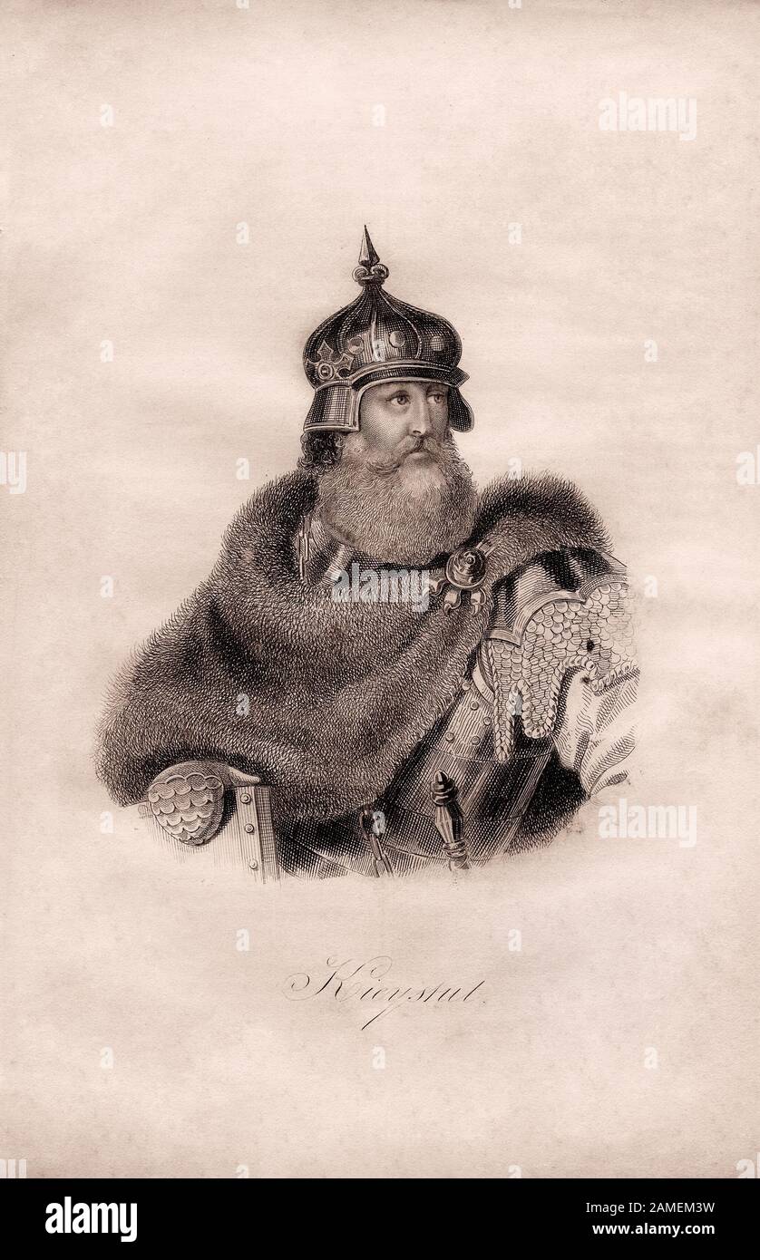 Keistut (1297-1382) - Granduca Di Lituania. Figlio di Gediminas, padre di Vytautas Foto Stock