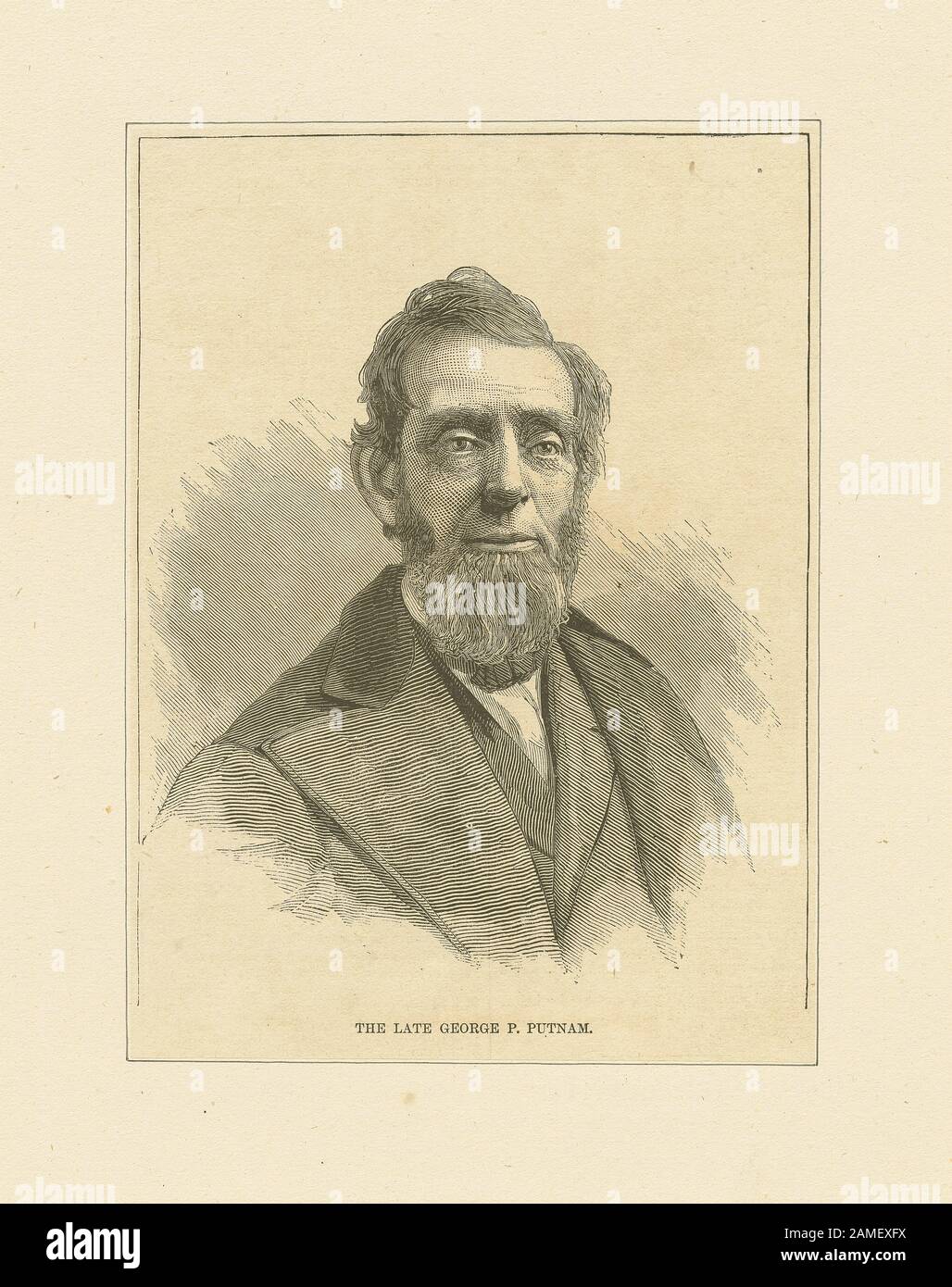 Il titolo del tardo George P Putnam dal Calendario della Collezione Emmet. EM11702; il tardo George P. Putnam Foto Stock