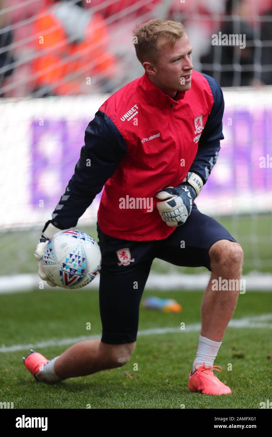 AYNSLEY PERE, MIDDLESBROUGH FC, 2020 Foto Stock